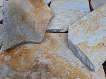 Yellow / Rio Sunrise Flagstones 2-3 cm dik