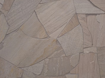 Brasil White flagstones dun 1-1,5 cm dik