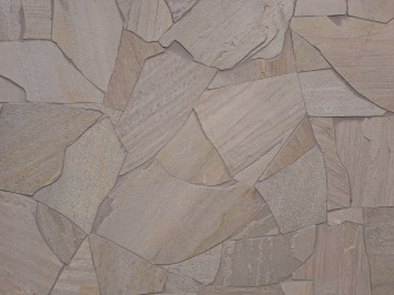 Brasil White Flagstones dun 1-1,5 cm dik