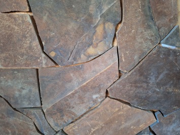 Brasil Dark Brown Kwartsiet Flagstones 1,5-3 cm dik
