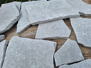 Balkan Blue Grey Flagstones normaalformaat 2-3 cm dik