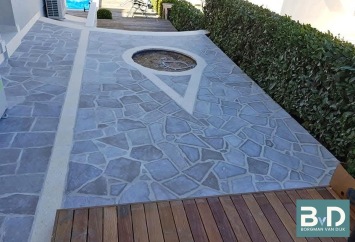Balkan Blue Grey Flagstones normaalformaat 2-3 cm dik