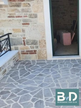 Balkan Blue Grey Flagstones normaalformaat 2-3 cm dik