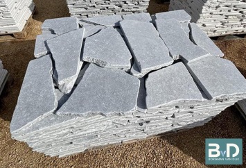 Balkan Blue Grey Flagstones normaalformaat 2-3 cm dik
