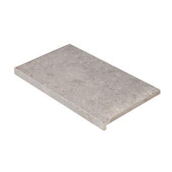 Keramische Zwembadrand Biscuit Grey 60x35x2/4 cm