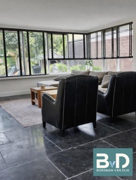 Belgisch Hardsteen Abdij banenverband 60 cm breed vloertegels