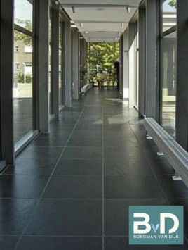 Black Berry Leisteen / Mustang Absolute Black 60x60x1 cm