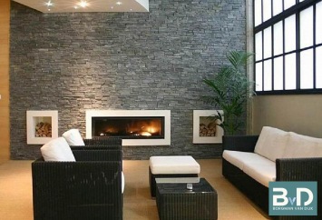 Black Slate Leisteen Concrete