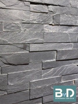 Black Slate Leisteen' Flatpanel