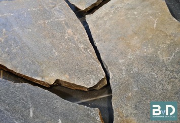 Flagstones Blue Shards Kwartsiet zwembadterras