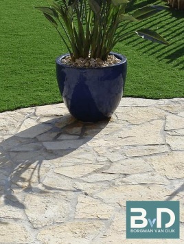Mediterraanse Flagstones Bourgogne Geel