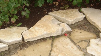 Bourgogne Geel Flagstones 2,5-4 cm dik