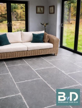 Bourgondische Dallen Auxerre Grand Gris Natural 60x90 cm vloertegels