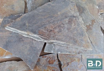 Brasil Black Gold Flagstones dikformaat 2,5-4 cm dik