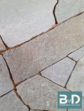 Brasil Emerald Green Flagstones 1,5-3 cm dik