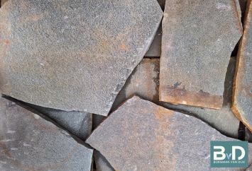 Brasil Green Flagstones dikformaat 2,5-4 cm dik