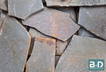 Brasil Green Flagstones dikformaat 2,5-4 cm dik