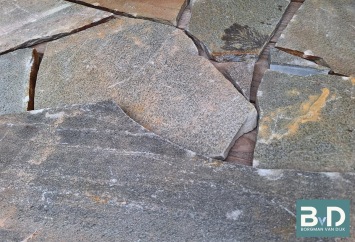 Brasil Green Flagstones dikformaat 2,5-4 cm dik