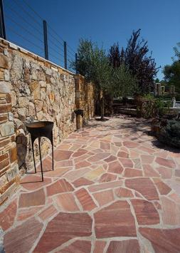 Brasil Rosso Flagstones