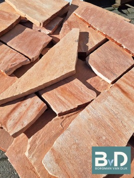 Brasil Rosso Flagstones