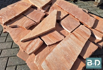 Brasil Rosso Flagstones