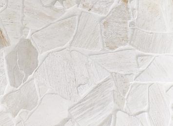 Brasil White Flagstones formaat 1,5-3 cm dik