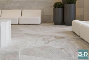 Brasil White Flagstones formaat 1,5-3 cm dik