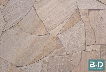 Brasil White Flagstones dun 1-1,5 cm dik