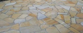 Flagstones Brasil Gold mediterraanse stijl