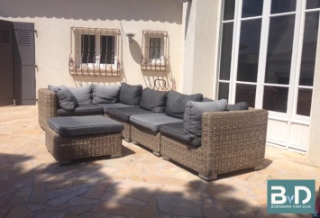 Brasil Yellow Flagstones dunformaat 1,5-3 cm dik