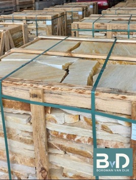 Brasil Yellow flagstones breukruw