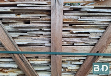 Brasil Yellow Flagstones dun 1-1,5 cm dik