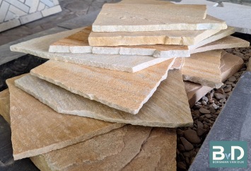 Flagstones Brasil Yellow dun 1-1,5 cm dik