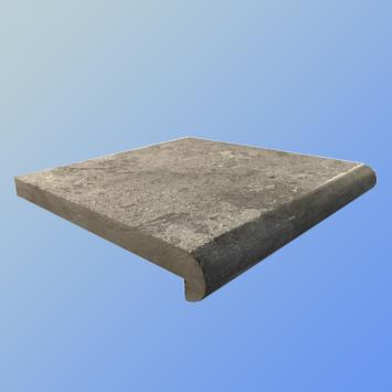 Hardsteen Buitenhoek Gevlamd Geborsteld 35x35x3/5 cm
