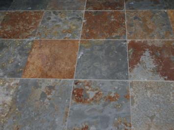 Oxide Slate leisteen 80x80x2,5 cm