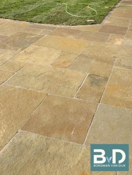 Castle Stone Beige Groot Wildverband Natural ca. 2,5 cm dik
