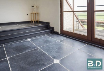 Castle Stone Black Antique 60x60x1,5 cm Semi Honed