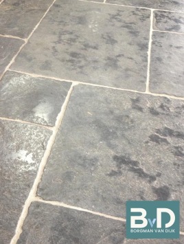 Castle Stone Black Groot Romaansverband kerkvloer