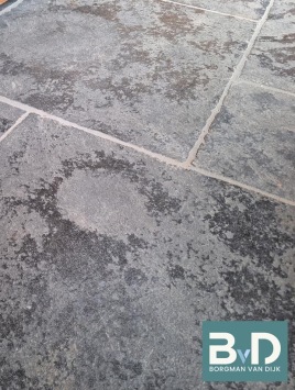 Castle Stone Black Groot Wildverband Semi Honed Kasteelvloer