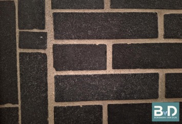 Castle Stone Black Natural 20x5x2 cm waalklinkertjes