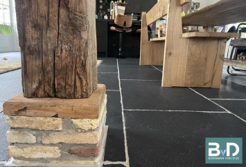 Castle Stone Black Natural 60x90 cm