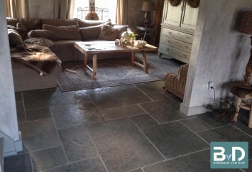 Castle Stone Grey Antique Groot Wildverband Semi Honed