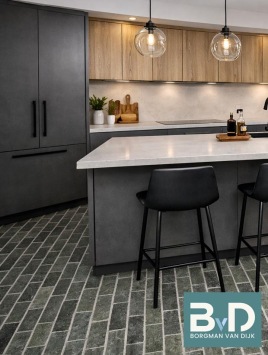 Castle Stone Taupe Natural Waalklinkertjes 20x5x1,5 cm vloertegels tuinpad