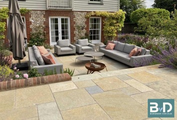 Castle Stone Beige Groot Wildverband Natural ca. 2,5 cm dik