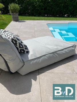 Ceramica 90x90x3 cm Palace Maroon tuintegels voor oprit en terras