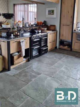 Chateau Gris Brun Antique Groot Wildverband Keuken