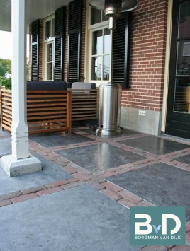 Chinees hardsteen 80x80 cm tuintegels