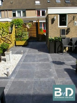 tuintegels Chinees hardsteen 80x80 cm