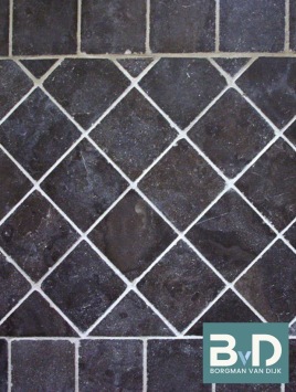 Chinees Hardsteen Abdij 20x20x1,5 cm