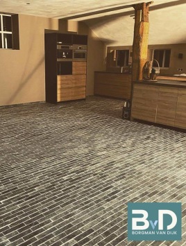 Chinees Hardsteen Waalklinkertjes 20x5x1,5 cm